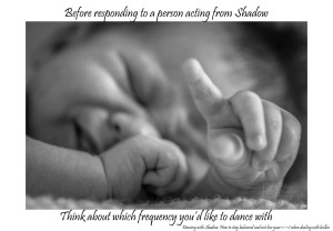 Dancing with Shadow baby giggle with text WM